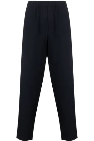 Giorgio Armani Pantalones ajustados de canalé fino