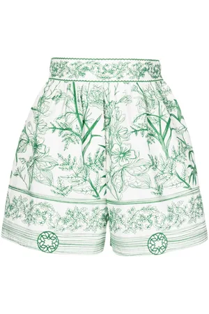 Elie saab Shorts con estampado floral