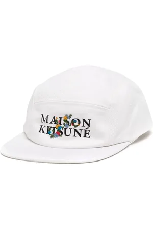 Maison Kitsuné Gorra con logo estampado