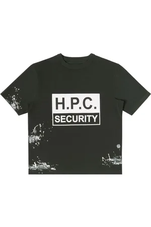 Heron Preston Camiseta Security con logo estampado