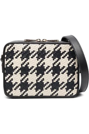 ASPINAL OF LONDON Bandolera con motivo pied de poule