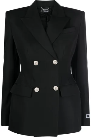 VERSACE Blazer Hourglass con doble botonadura