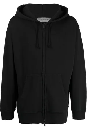 YOHJI YAMAMOTO Chaqueta con capucha y detalles rasgados