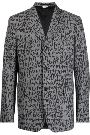 Comme des Garçons Blazer con motivo abstracto