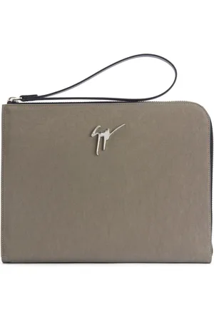 Giuseppe Zanotti Bolso de mano Fabian con placa del logo