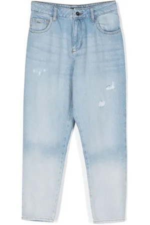 Emporio Armani Vaqueros baggy con efecto degradado