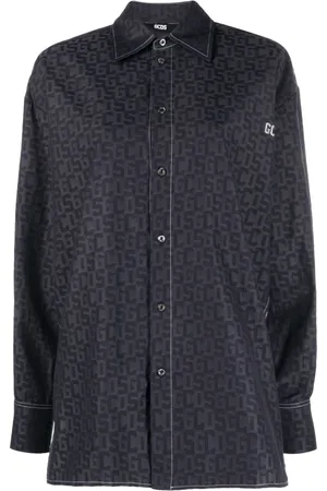 GCDS Camisa con logo estampado