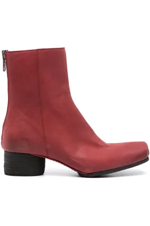 UMA WANG Botines con puntera cuadrada y tacón de 40mm
