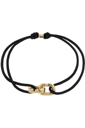 LUIS MORAIS 14kt yellow gold link cord bracelet