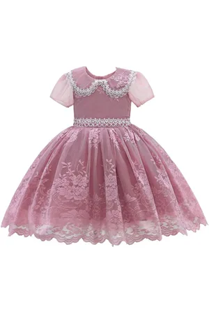 Tulleen Vestido Dolly con encaje bordado