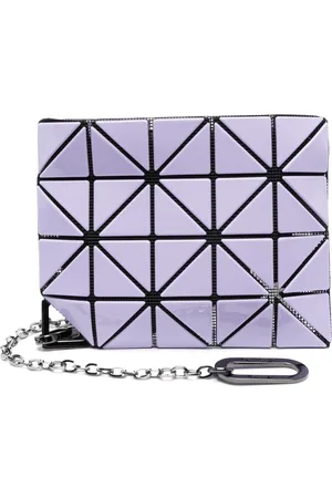 Issey Miyake Cartera con motivo geométrico