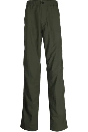Maison Kitsuné Pantalones rectos con cinturilla elástica