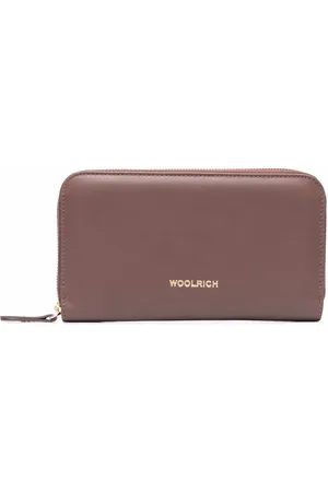 Woolrich Cartera con logo y cremallera