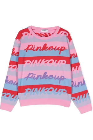 Pinko Jersey con eslogan en intarsia
