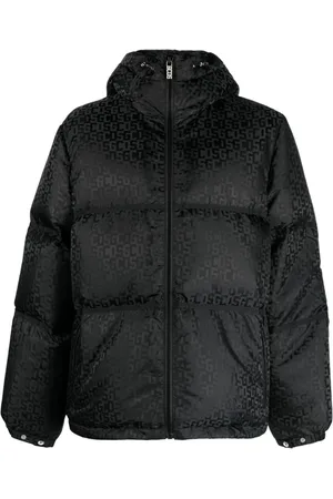 GCDS Chaqueta con capucha y monograma