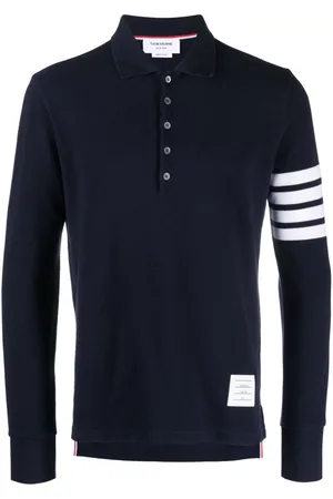 Thom Browne Polo con motivo 4-Bar Stripe 2003