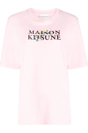 Maison Kitsuné Camiseta con logo estampado