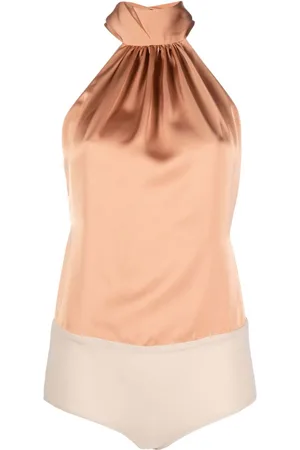 Serafini Top con cuello halter