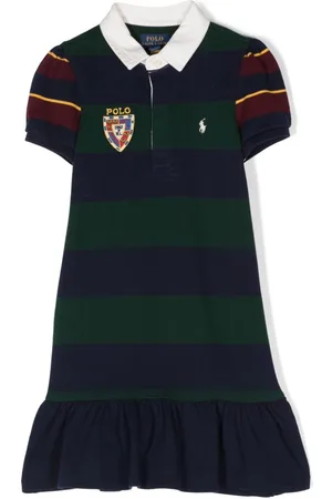 Ralph Lauren Vestido de rugby a rayas