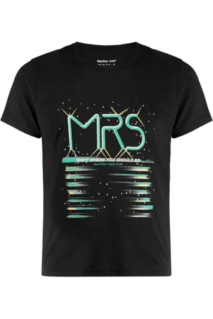 MARTINE ROSE Camiseta Shrunken con motivo gráfico