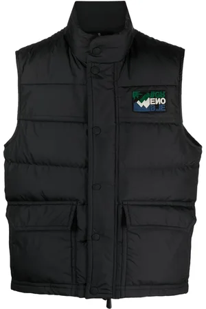 Moncler Chaleco acolchado con parche del logo