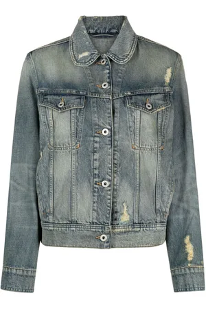 Kenzo Chaqueta vaquera con cuello Peter Pan