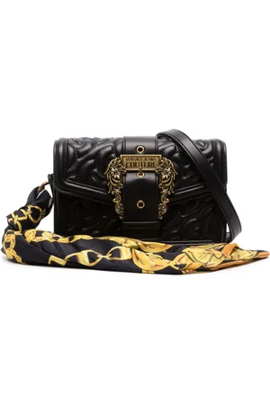 VERSACE Bolso de hombro con hebilla del logo