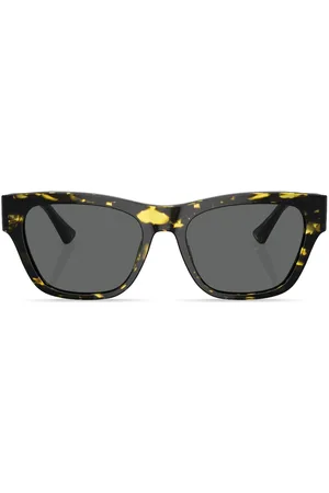 VERSACE Gafas de sol con montura rectangular