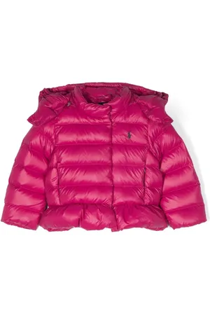 Ralph Lauren Plumífero con capucha y motivo Polo Pony
