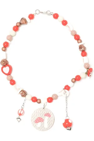AMIR SLAMA Collar con colgante de seta