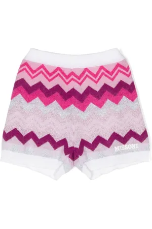 Missoni Pantalones cortos slip-on con motivo en zigzag
