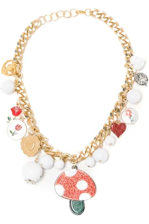 AMIR SLAMA Collar con colgante de seta