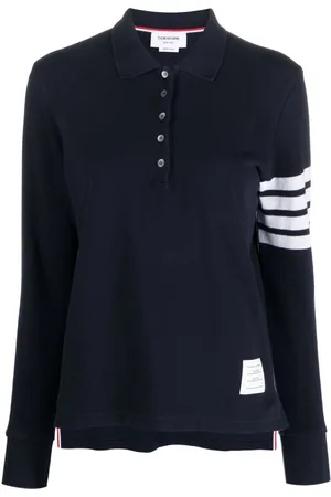 Thom Browne Polo con motivo 4-Bar