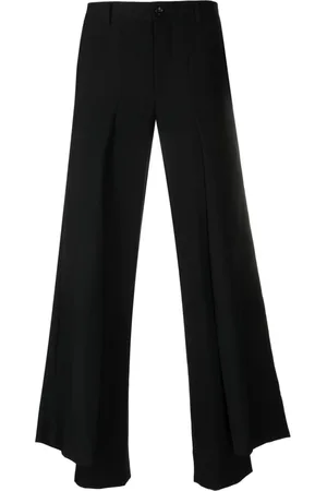 Comme des Garçons Pantalones slim con panel drapeado