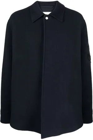 Jil Sander Sobrecamisa con logo en jacquard