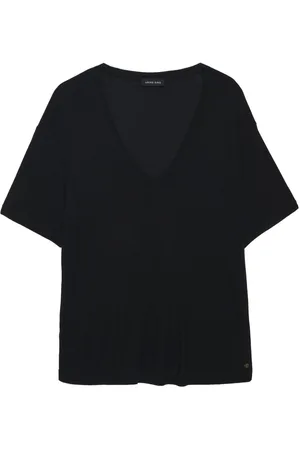 ANINE BING Camiseta Vale con cuello en V