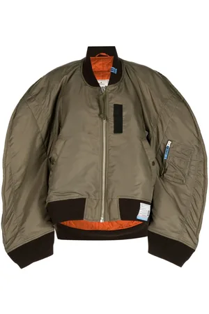 Maison Mihara Yasuhiro Plumífero bomber con cremallera