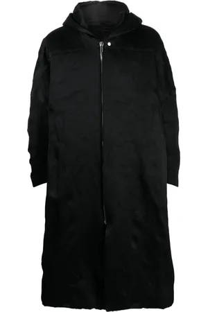Rick Owens Abrigo texturizado con capucha