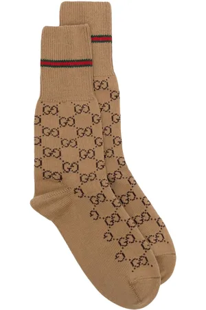 Gucci Calcetines en intarsia con logo GG