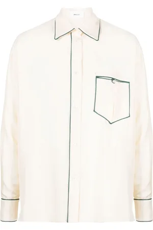 Bally Camisa de pijama con costuras en contraste