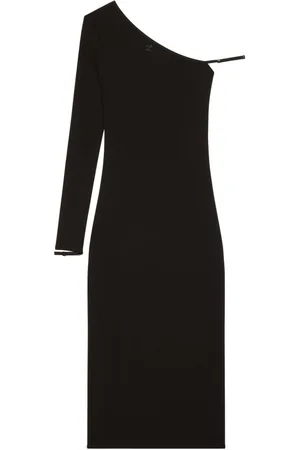 Courrèges Vestido midi de una manga