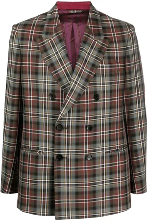Etro Blazer a cuadros con doble botonadura