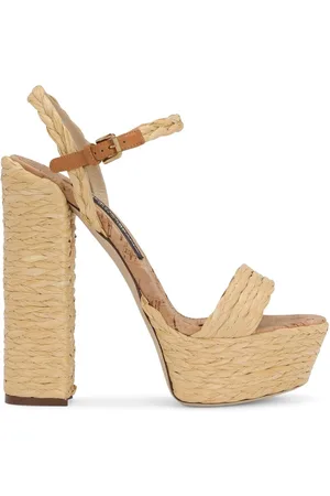 Dolce & Gabbana Sandalias con plataforma de 145 mm