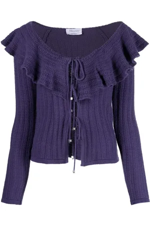 BLUMARINE Cárdigan con hombros descubiertos