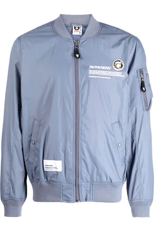 A Bathing Ape Chaqueta bomber con logo estampado