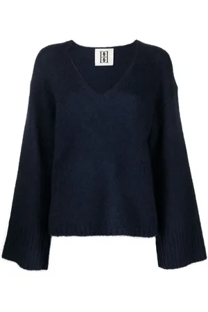 By Malene Birger Jersey con hombros caídos