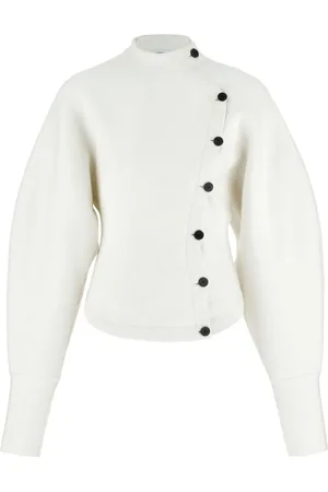 Salvatore Ferragamo Jersey de punto asimétrico