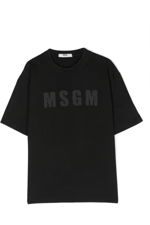 Msgm Camiseta con logo estampado