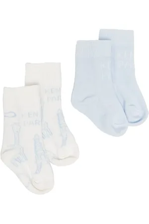 Kenzo Pack de dos pares de calcetines con logo