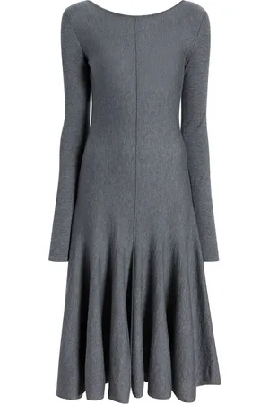 Khaite Vestido The Dany con pliegues